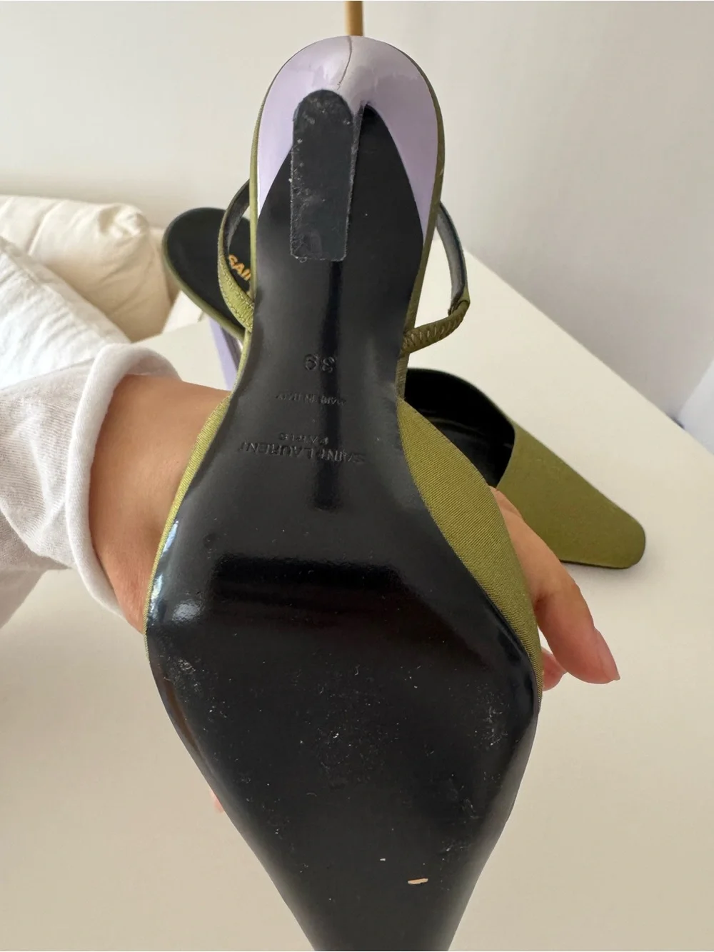 Saint Laurent Blade slingback - Picture 3 of 4